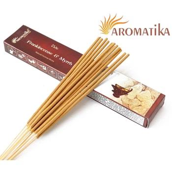 Ароматические палочки Aromatika Vedic Frankincense Myrrh 15 грамм Ладан Мирра