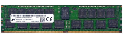 Серверна оперативна пам'ять Micron DDR4 16GB 2400MHz RDIMM 2Rx4 PC4-2400T (MTA36ASF2G72PZ-2G3B1QG)