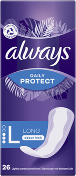Ежедневные прокладки Always Daily Protect Long Нейтрализация запаха, 26 шт (3 капли)