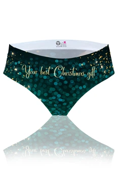Трусики-стрінги TOTALFIT XP2K10-P5 Christmas Baby S Зелений