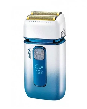 Шейвер VGR V-362 Waterproof, синего цвета, электробритва для мужчин