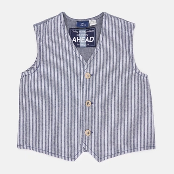 Дитячий класичний жилет для хлопчика Chicco 09822-023 104 см Сіро-синій (8059609346097)