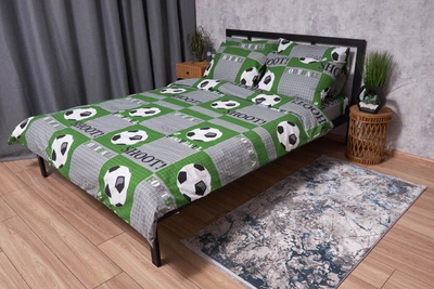 Пододеяльник Moon&Star Бязь Gold Люкс Football Полуторный 143x210 см (MS-870000110)