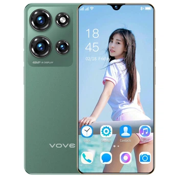 Мобильный телефон Vove Note 30i Dual SIM 6.74 экран 4ГБ + 64 ГБ разблокировка отпечатков пальцев зеленый