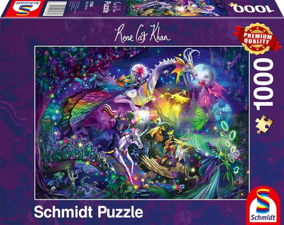 Puzzle Schmidt Rose Cat Khan Cyrk nocy letniej 69 x 49 cm 1000 elementów (4001504575861)