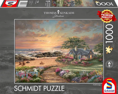 Puzzle Schmidt Thomas Kinkade Dom nad morzem 69 x 49 cm 1000 elementów (4001504573683)