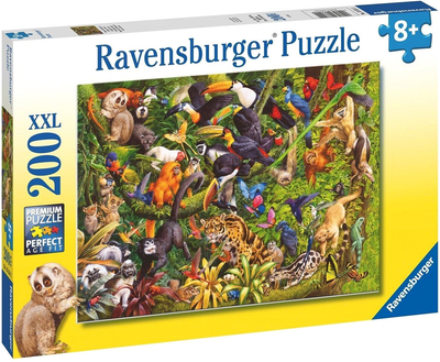 Пазл XXL Ravensburger Тропічний ліс 49 x 36 см 200 деталей (4005556133512)