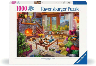 Puzzle Ravensburger Przytulny pokój 70 x 50 cm 1000 elementów (4005555002932)