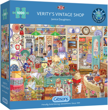 Puzzle Gibsons Games Verity's Sklep Vintage 68 x 48 cm 1000 elementów (5012269063554)