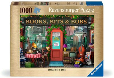 Пазл Ravensburger Книжковий магазин 70 x 50 см 1000 деталей (4005555002840)