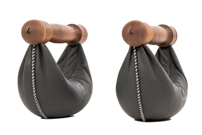 Гантелі NOHRD SwingBell Чорний Горіх 2 х 4 кг