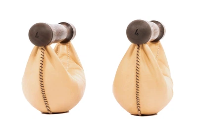 Гантелі NOHRD SwingBell Горіх 2 х 4 кг