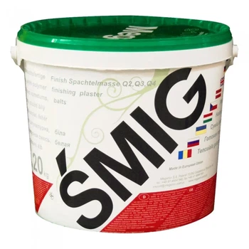 Шпаклевка финишная Megaron SMIG A-2 акриловая готовая 15 кг