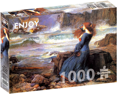 Puzzle Enjoy John William Waterhouse Miranda w burzy 68 x 48 cm 1000 elementów (5949194015481)