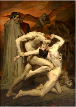 Puzzle Enjoy William Bouguereau Dante and Virgile 68 x 48 cm 1000 elementów (5949194015634)