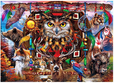 Puzzle Masterpieces Duch zwierząt 68 x 49 cm 1000 elementów (0705988721717)