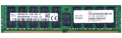 Серверна оперативна пам'ять Hynix HMA42GR7MFR4N-TF DDR4 16GB 2133MHz RDIMM 2Rx4 PC4-2133P CISCO UCS-MR-1X162RU-A
