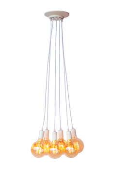 Светильник подвесной Лофт Light House LS-18680-6 WH белый