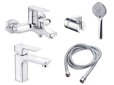 Набір змішувачів PERLA KING-2 (PSH7204+PSH7203+PSF1031+PSA2595+PSS1850) 10704-Д
