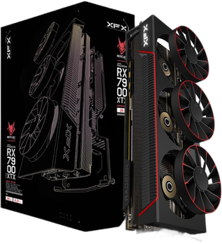 Відеокарта XFX PCI-Ex Radeon RX 7900 XTX Mercury Magnetic Air Gaming 24GB GDDR6 (384bit) (1855/20000) (1x HDMI, 3x DisplayPort) (RX-79XMAIRB9)