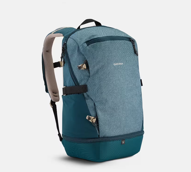 Туристический Рюкзак QUECHUA NH Arpenaz 500 Ice Compartment 20л 45 х 25 х 15 см Бирюзовый Совместимые с Питьевой Системой