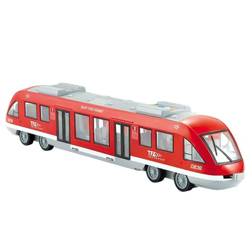 Детский поезд City Service Красный