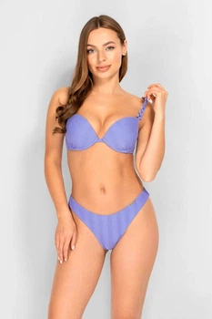 Купальник двойной Push Up, плавки бразилиана Anabel Arto 48B/XL Бузковий-13 (102093)