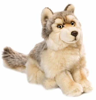 М'яка іграшка Bon Ton Toys WWF Plush Collection Вовк 25 см (8719066003574)