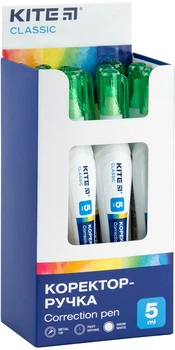 Набір коректорів-ручок Kite Classic 5 мл 12 шт (K-013)