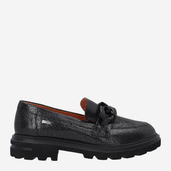 Loafersy damskie skórzane Venezia G009LEBLOBM086 38 Czarne (5906140547847)