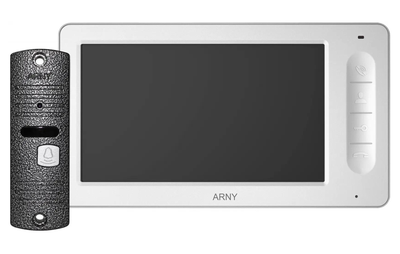 Комплект ARNY AVD-7006 (AVD-706 7'' + AVP-05 (v.2) 74°), White + Gray