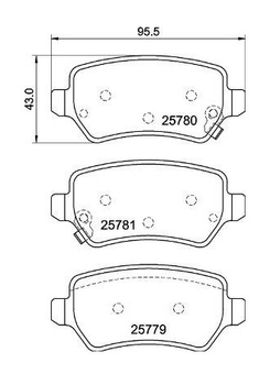 Гальмівні колодки дискові Brembo (P30120)