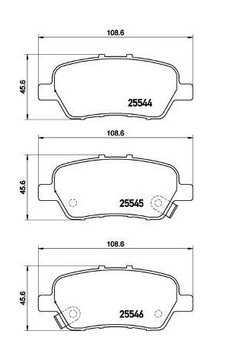 Гальмівні колодки дискові Brembo (P28094)