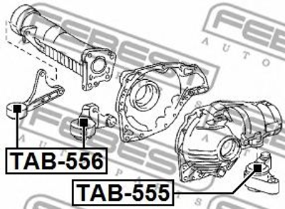 Сайлентблок підвіски Febest (TAB556)