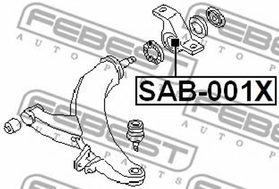 Сайлентблок подвески Febest (SAB001X)