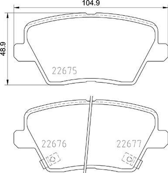 Гальмівні колодки дискові Brembo (P30109)