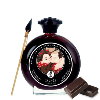 Краска для рисования по телу Shunga Body Painting Chocolate 100 мл
