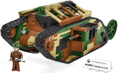 Klocki konstrukcyjne Cobi HC Mark I Male The Tank Museum 879 elementów (5902251029937)