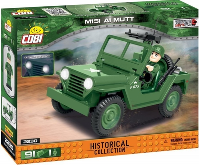 Конструктор Cobi HC Vietnam War M151 A1 Mutt 92 деталі (5902251022303)