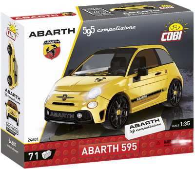 Klocki konstrukcyjne Cobi Abarth 595 Competition 71 elementów (5902251246013)