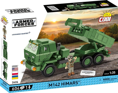 Klocki konstrukcyjne Cobi Armed Forces Himars M142 604 elementy (5902251026264)