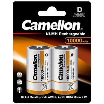 Акумулятор Camelion D 10000mAh Ni-MH * 2 R20-2BL (m496457)