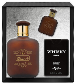 Zestaw Woda toaletowa męska Evaflor Whisky Black Op 100 ml + 20 ml + 10 ml (3509169930458)