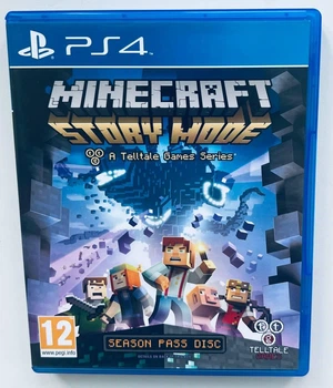 Minecraft Story Mode Season Pass, русские субтитры - диск для PlayStation 4, Б/У