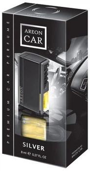 Рідкий освіжувач повітря для обдуву 8 мл - "Areon" - CAR Perfume Люкс - Срібло