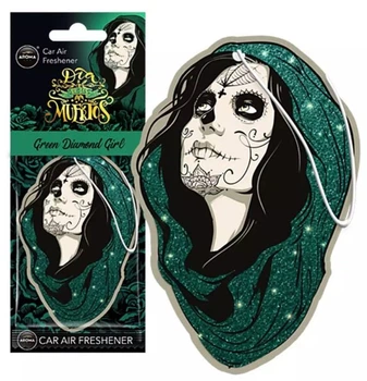 Освежитель сухой лист Aroma Dia De Los Muertos Green Diamond Girl 83279
