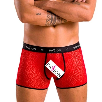 Мужское эротическое бельё шорты 046 SHORT PARKER Красный XXL/XXXL - Passion ( SO7611 )