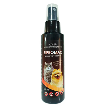 Спрей Fipromax (Фіпромакс) від бліх і кліщів для котів і собак 100 мл Агроветзахист