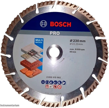 Алмазный круг Bosch Universal, 230x22,23x2,6 мм (2608615065)