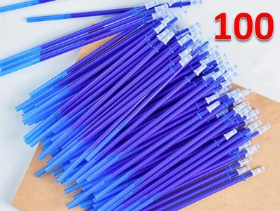 Набір Стрижнів для ручок Пиши-прай 100шт (13см - 0.5 мм) Blue (FR-1119)